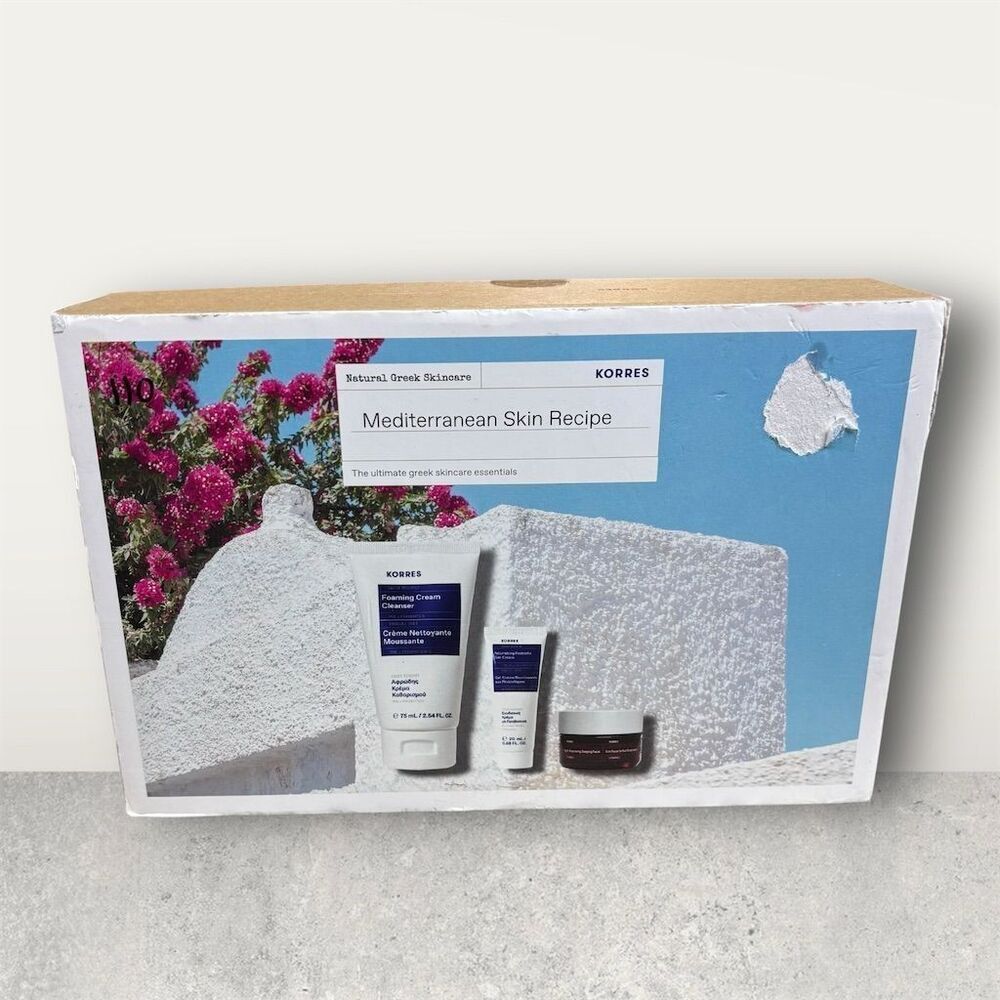 KORRES Mediterranean Skin Recipe Travel Skincare Set Hydrating & Brightening